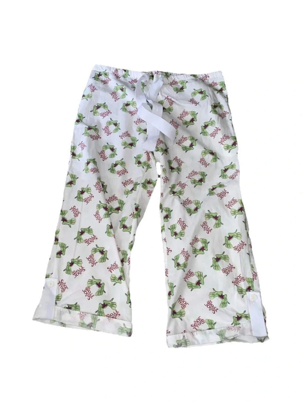 Senor‎ Frogs Bahamas Sleepwear Pajama Bottoms Frogs Feet Size Large Cotton